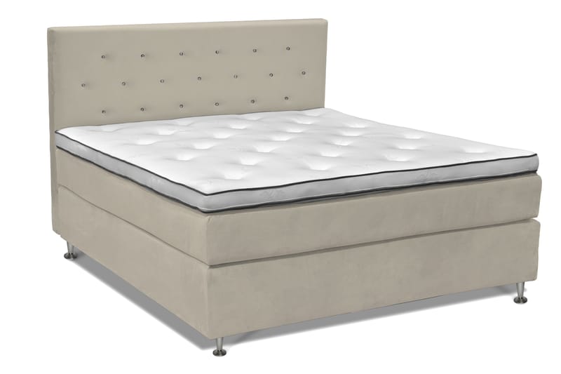 Finnigan Sängpaket Kontinentalsäng 180x200 cm Fast - Beige - Möbler - Säng - Kontinentalsäng