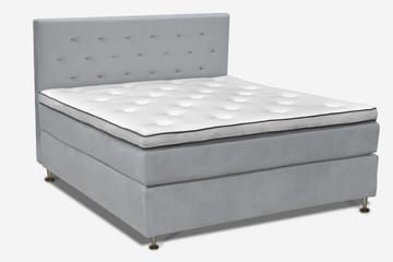 Finnigan Sängpaket Kontinentalsäng 180x200 cm Fast - Ljusgrå - Möbler - Säng - Kontinentalsäng