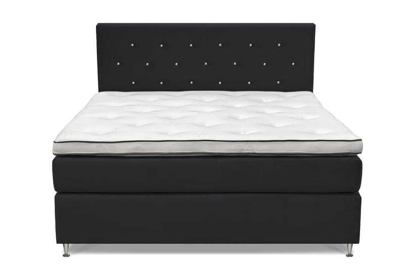 Finnigan Sängpaket Kontinentalsäng 180x200 cm Medium, Svart