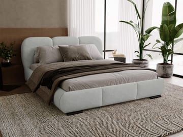 Fito Sängram med förvaring 140x200 cm - grå - Möbler - Säng - Säng med förvaring