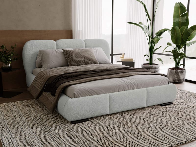 Fito Sängram med förvaring 140x200 cm - grå - Möbler - Säng - Säng med förvaring