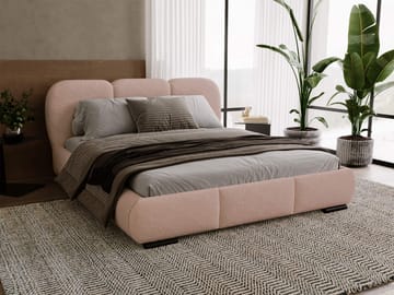 Fito Sängram med förvaring 140x200 cm - rosa - Möbler - Säng - Säng med förvaring