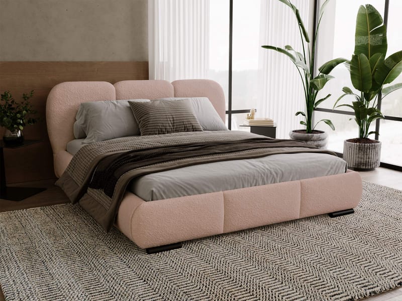 Fito Sängram med förvaring 140x200 cm - rosa - Möbler - Säng - Säng med förvaring