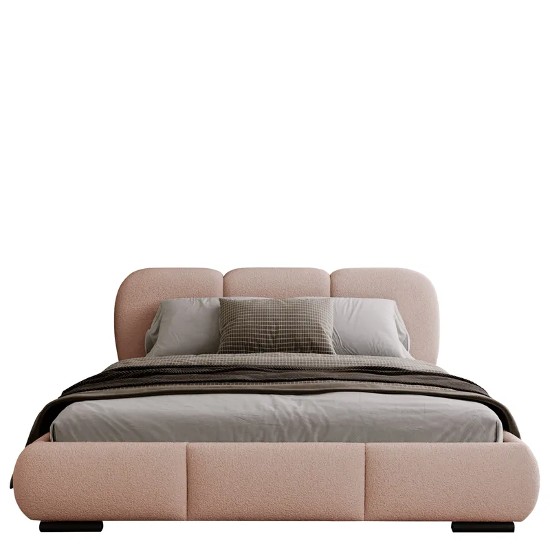 Fito Sängram med förvaring 140x200 cm, rosa