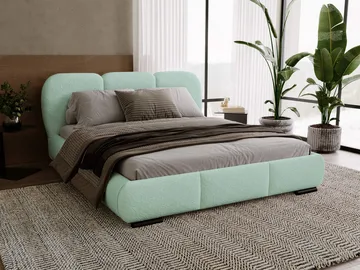 Fito Sängram med förvaring 160x200 cm - mint - Möbler - Säng - Säng med förvaring