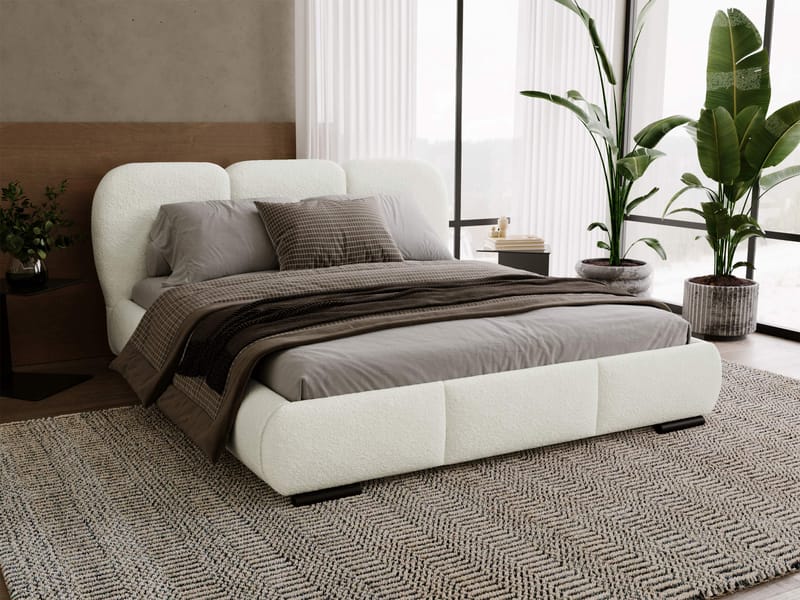 Fito Sängram med förvaring 160x200 cm - vit - Möbler - Säng - Säng med förvaring