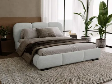 Fito Sängram med förvaring 200x200 cm - grå - Möbler - Säng - Säng med förvaring