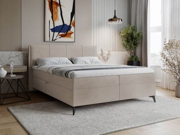Florizel Sängpaket Kontinentalsäng 180x200 cm - Beige - Möbler - Säng - Kontinentalsäng