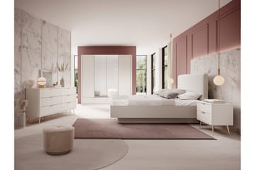 Forba Möbelset För Sovrum - Beige - Möbler - Säng - Möbelset för sovrum