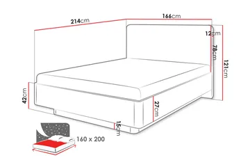Forba Sängram - Beige - Möbler - Säng - Sängram & sängstomme