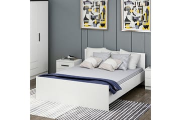 Fruitland Sängram 160x200 cm - Vit - Möbler - Säng - Sängram & sängstomme