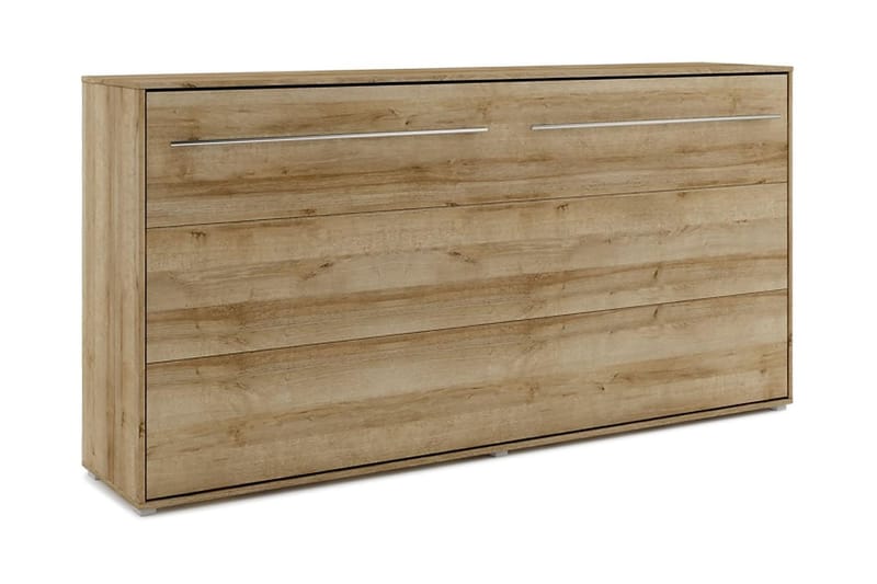 Cover horisontel uppfällbar säng riviera ek -90 x 200 cm - Sängskåp