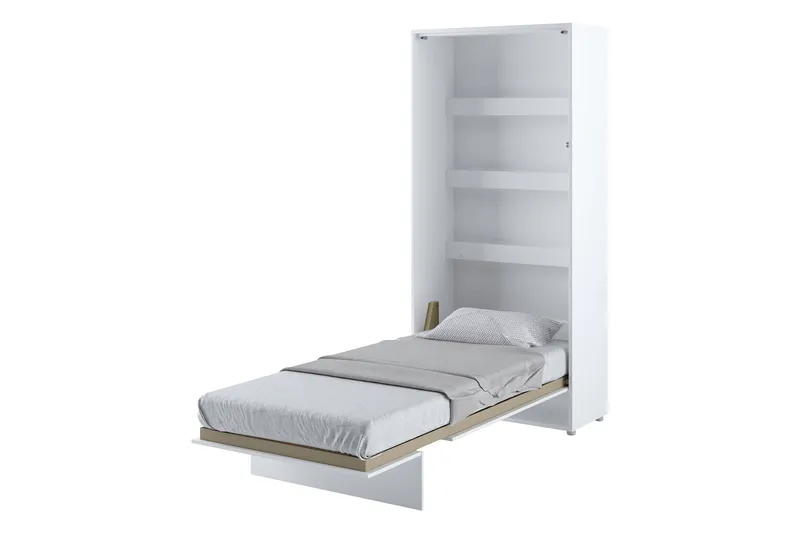 Rauk Fällbar Bäddbar Sängskåp 101x228 cm - Vit - Möbler - Säng - Gästsäng & extrasäng - Sängskåp