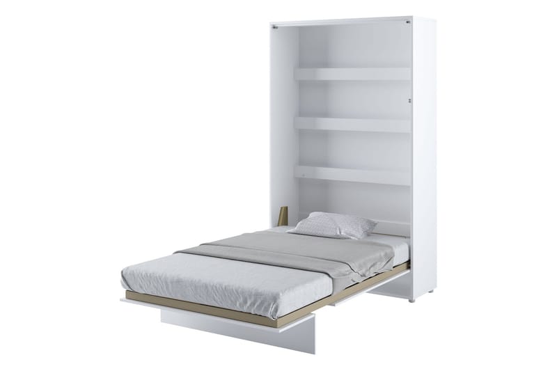 Rauk Fällbar Bäddbar Sängskåp 131x228 cm - Vit - Möbler - Säng - Gästsäng & extrasäng - Sängskåp