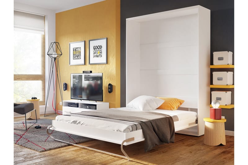 Rauk Sängskåp 135x46 cm - Grå - Möbler - Säng - Gästsäng & extrasäng - Sängskåp