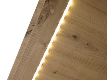 Rauk Sängskåp 211x138 cm - Kashmir, Vit - Möbler - Säng - Gästsäng & extrasäng - Utdragssäng