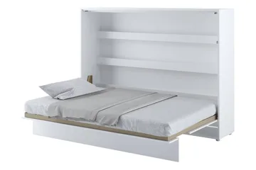 Rauk Sängskåp Fällbar Bäddbar 211 cm Rektangulär i Målat Trä - Vit - Möbler - Säng - Gästsäng & extrasäng - Sängskåp
