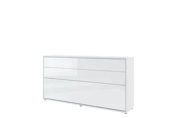 Rauk Sängskåp Fällbar Bäddbar 90x200 cm Rektangulär i Målat Trä - Vit - Möbler - Säng - Gästsäng & extrasäng - Sängskåp