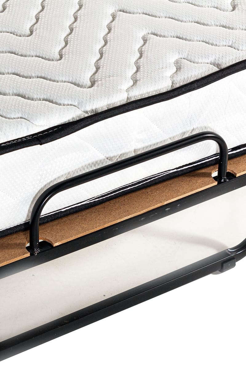 Remina Fällsäng 80x190 cm - vit och svart - Möbler - Säng - Gästsäng & extrasäng - Utdragssäng
