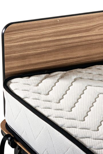 Remina Fällsäng 80x190 cm - vit och svart - Möbler - Säng - Gästsäng & extrasäng - Utdragssäng