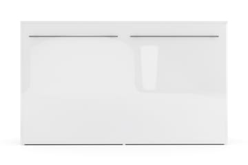 Compact Sängskåp Horisontellt 120x200 - Vit Highgloss - Möbler - Säng - Gästsäng & extrasäng - Sängskåp