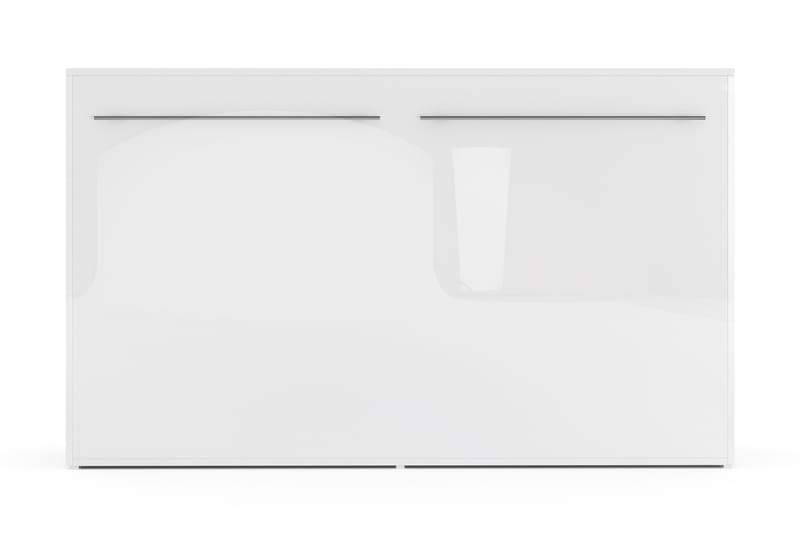 Compact Sängskåp Horisontellt 120x200 - Vit Highgloss - Möbler - Säng - Gästsäng & extrasäng - Sängskåp