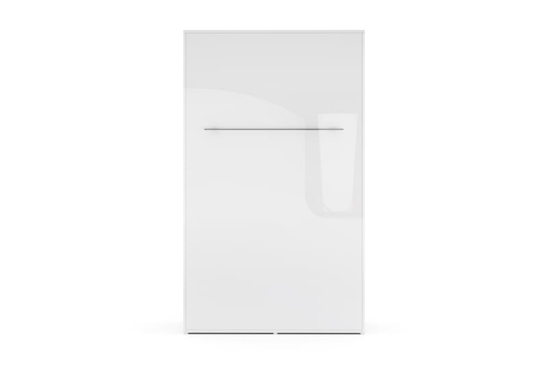 Compact Sängskåp Vertikalt 120x200 - Vit Highgloss - Möbler - Säng - Gästsäng & extrasäng - Sängskåp