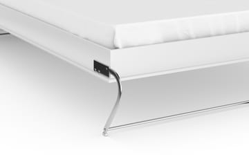 Compact Sängskåp Vertikalt 140x200 - Vit Highgloss - Möbler - Säng - Gästsäng & extrasäng - Sängskåp