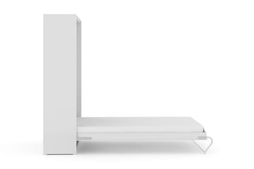 Compact Sängskåp Vertikalt 140x200 - Vit Highgloss - Möbler - Säng - Gästsäng & extrasäng - Sängskåp