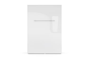Compact Sängskåp Vertikalt 140x200 - Vit Highgloss - Möbler - Säng - Gästsäng & extrasäng - Sängskåp