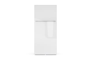 Compact Sängskåp Vertikalt 90x200 - Vit Highgloss - Möbler - Säng - Gästsäng & extrasäng - Sängskåp