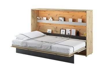 Grianan Sängskåp 120x200 cm - Grå - Möbler - Säng - Gästsäng & extrasäng - Sängskåp