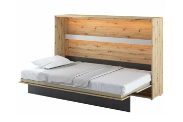 Grianan Sängskåp 120x200 cm Grey - Möbler - Säng - Gästsäng & extrasäng - Sängskåp