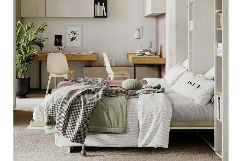 Grianan Sängskåp 90x200 cm - Beige - Möbler - Säng - Gästsäng & extrasäng - Sängskåp