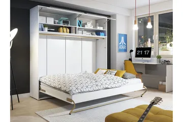 Rauk Sängskåp - Vit Högglans - Möbler - Säng - Gästsäng & extrasäng - Sängskåp