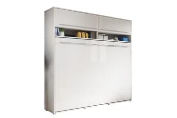 Rauk Sängskåp - Vit Högglans - Möbler - Säng - Gästsäng & extrasäng - Sängskåp