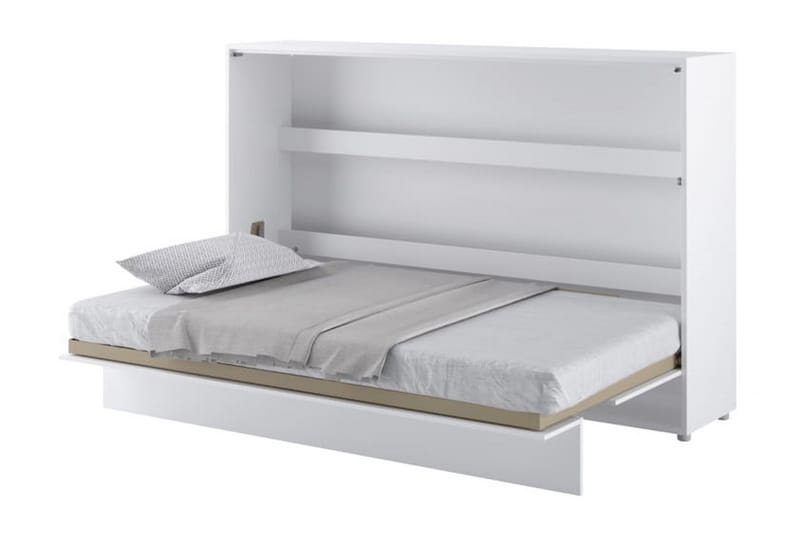 Sängskåp 120x200 cm Horisontellt Vit - Bed Concept - Sängskåp