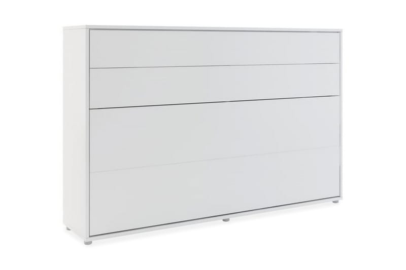 Sängskåp 120x200 cm Horisontellt Vit - Bed Concept - Möbler - Säng - Gästsäng & extrasäng - Sängskåp