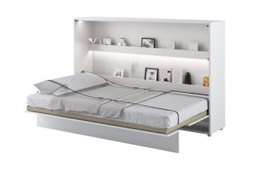 Sängskåp 120x200 cm Horisontellt Vit - Bed Concept - Möbler - Säng - Gästsäng & extrasäng - Sängskåp