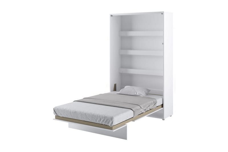 Sängskåp 120x200 cm Vertikal Vit - Bed Concept - Möbler - Säng - Gästsäng & extrasäng - Sängskåp