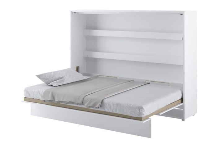 Sängskåp 140x200 cm Horisontellt Vit - Bed Concept - Sängskåp