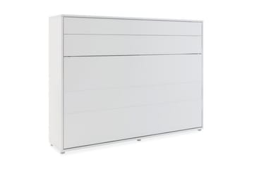 Sängskåp 140x200 cm Horisontellt Vit - Bed Concept - Möbler - Säng - Gästsäng & extrasäng - Sängskåp