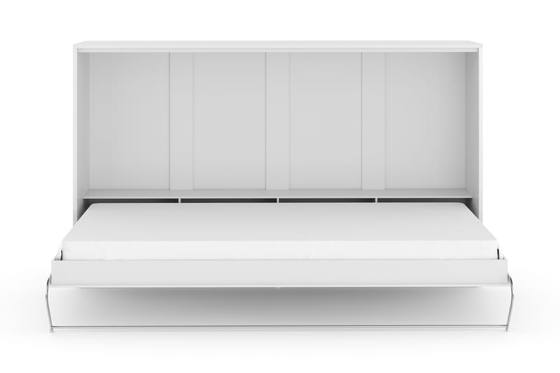 Sängskåp Solid 120x200 Horisontellt - Vit - Möbler - Säng - Gästsäng & extrasäng - Sängskåp