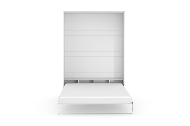 Sängskåp Solid 140x200 cm Vit - Vit - Möbler - Säng - Gästsäng & extrasäng - Sängskåp