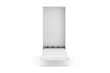Sängskåp Solid 90x200 cm Vit - Vit - Möbler - Säng - Gästsäng & extrasäng - Sängskåp