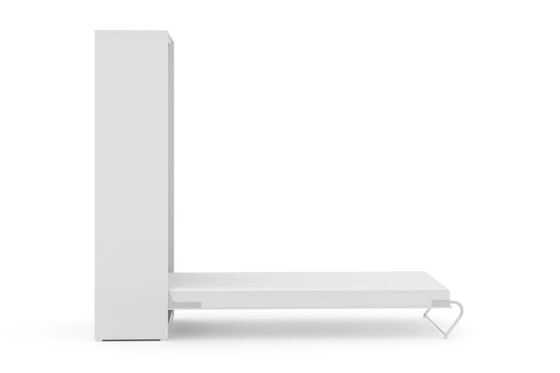Sängskåp Solid 90x200 cm Vit - Vit - Möbler - Säng - Gästsäng & extrasäng - Sängskåp