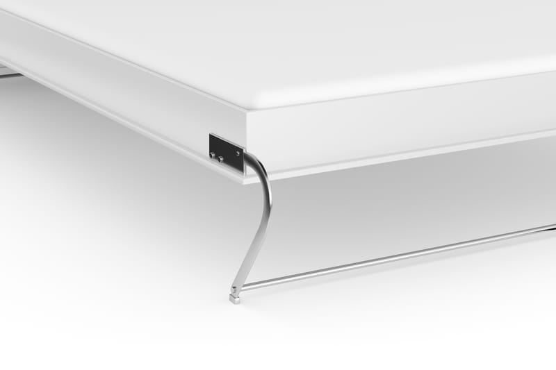Sängskåp Solid 90x200 cm Vit - Vit - Möbler - Säng - Gästsäng & extrasäng - Sängskåp