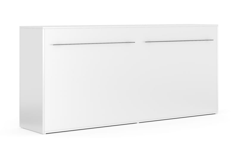 Sängskåp Solid 90x200 Horisontellt - Vit - Möbler - Säng - Gästsäng & extrasäng - Sängskåp