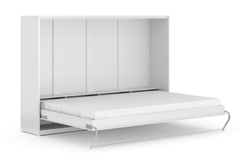 Sängskåp Solid Horisontellt 140x200 - Vit - Möbler - Säng - Gästsäng & extrasäng - Sängskåp