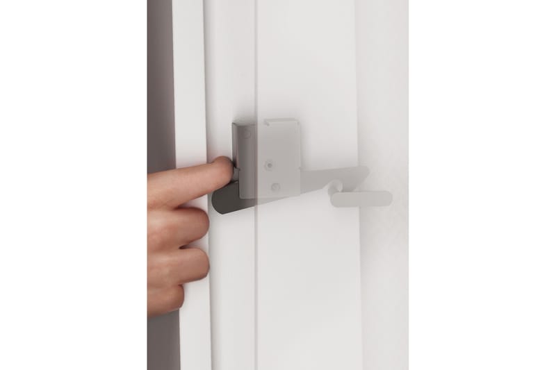 Sängskåp Storli 215x157x137 cm - Vit - Möbler - Säng - Gästsäng & extrasäng - Sängskåp
